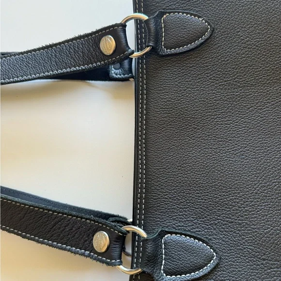 Leather Harley Davidson Studded Tote Bag - Picture 9 of 9